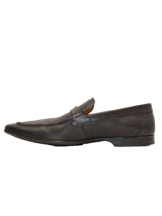 New! Magnanni Lino Black Leather Loafer Size 10 M 43 15061 DD150A main image 4